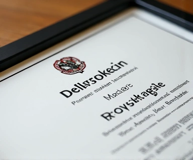 Dyplom ukończenia studiów magisterskich z Dietetyki